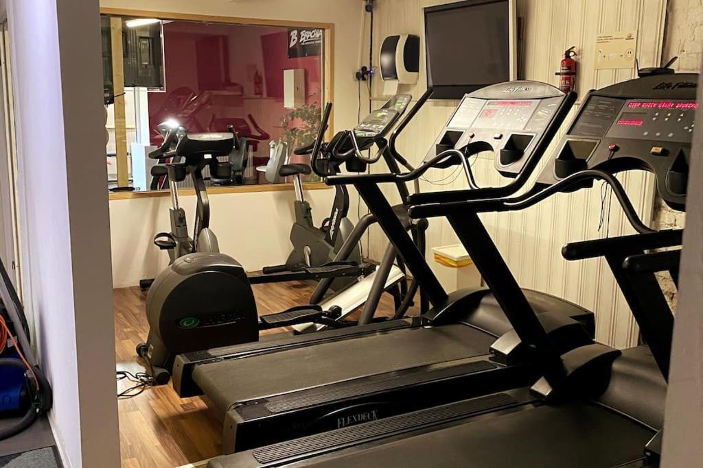 Ferienwohnung Mit Fitnessstudio Top1 Plauen Esterno foto